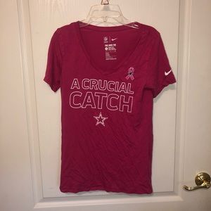NFL Cancer awareness shirt
